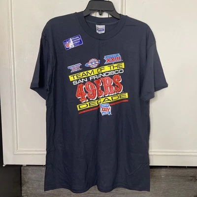 Camisa De Colección NFL NUEVA San Francisco 49ers Super Bowl XXIV Puntada Única XL Foto 1 de 4