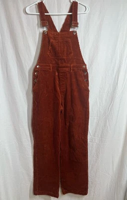 Mono de pana Forever 21 para mujer M marrón óxido babero mono años 70 retro oscuro aca Foto 1 de 4