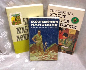 Vtg Lot/3 BSA SCOUTMASTER'S HANDBOOK 1961 No 3500A, 1972 No. 6501, 1981 No. 6504 - Picture 1 of 12
