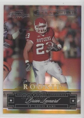 2007 Playoff Prestige Rookie Xtra Points Gold Brian Leonard #238 Rookie RC - Image 1 of 2