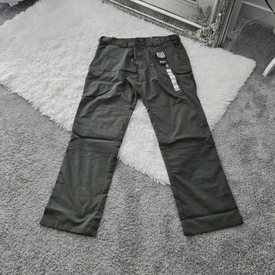Calças Stryke táticas 5.11 com Flex-Tac. Cor: verde TDU. Tamanho 38x34. Novo. - Imagem 1 de 4