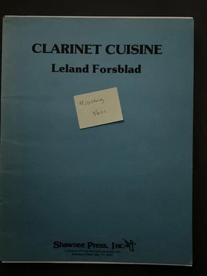 Clarinet Cuisine Concert Band Wind Ensemble Arrangement Leland Forsblad Shawnee - Image 1 of 4