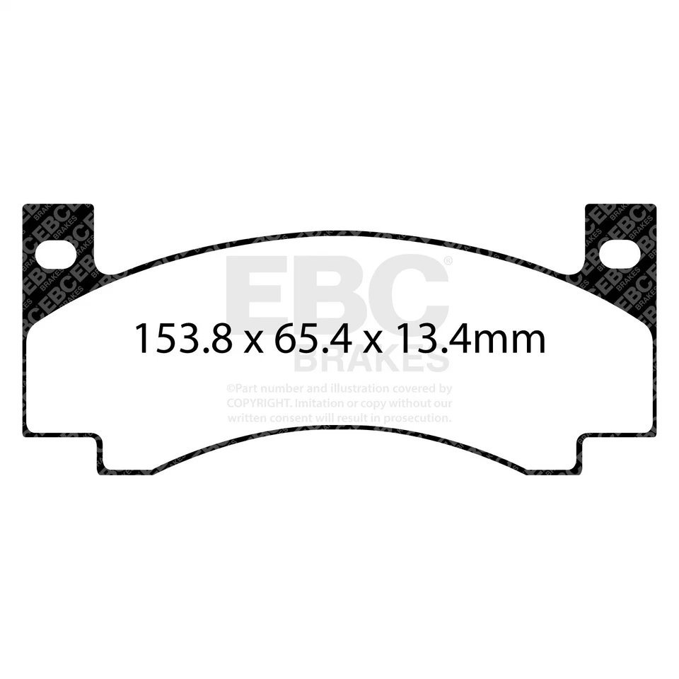 Pastillas de freno de calle y pista EBC Brakes DP41176R Yellowstuff Foto 1 de 4