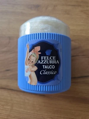 Felce Azzurra Classico Körperpuder Talco  Schwämmchen 250g sanfte Körperpflege - Bild 1 von 4