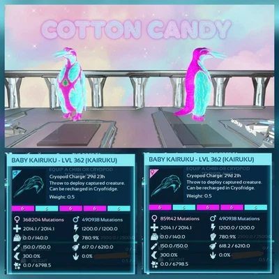 KAIRUKU TOP STATUS BABY PAIR ARK ASCENDED PVE OFFICIAL PC/XBOX/PS5 - Image 1 of 3