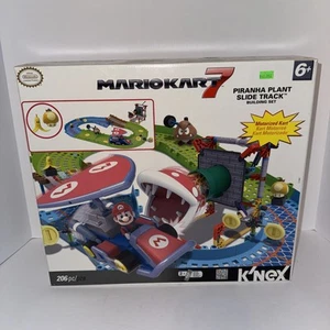 K’Nex Mario Kart Wii Piranha Plant Slide Track Building Set New Open Box - Picture 1 of 10