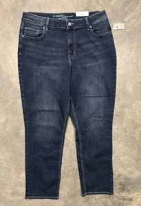 Pantalones de mezclilla para mujer Plus 18W M de Maurices elásticos tiro alto curvilíneos rectos nuevos con etiquetas - Imagen 1 de 8