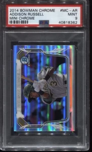 2014 Bowman Chrome Baseball Mini #MC-AR Addison Russell Oakland Athletics PSA 9 - Picture 1 of 1