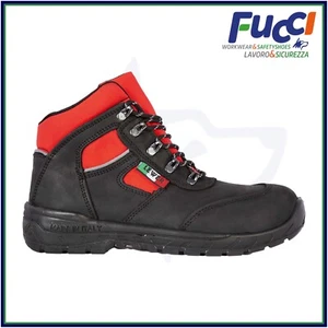 Scarpe antinfortunistiche Alte Lewer Croce Rossa CR1 S3 da lavoro Uomo Donna - Foto 1 di 1