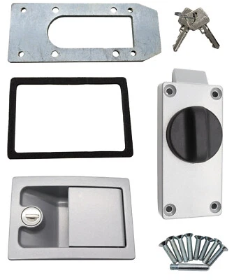 Serrure Complète Pour Remorque À Chevaux Westfalia Caravane Poignée - Photo 1/4