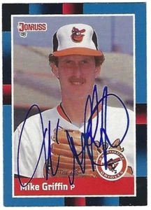 Autographed Signed 1988 Donruss #494 Mike Griffin Baltimore Orioles - Picture 1 of 1