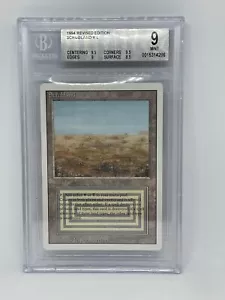 Scrubland Dual Land - Revised - BGS 9.0 Mint - MTG Magic The Gathering - Picture 1 of 2