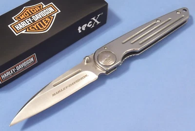 HARLEY-DAVIDSON 52110 Case Tec X Stainless Framelock Knife 4 1/2" closed NEW! - Image 1 of 4