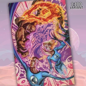 Marvel Fantastic Four #1 Campbell 1:100 Virgin Variant Edition Comic Book - Picture 1 of 3