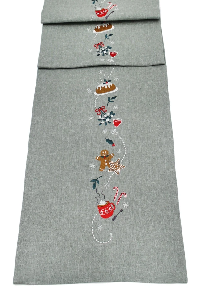 THE MOST WONDERFUL TIME Embroidered Table Runner 14" x 75" - Image 1 of 1