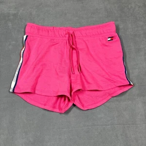 Tommy Hilfiger Sport Damen Shorts Gr. S rosa Kordelzug Pull On Logo Besatz - Bild 1 von 10