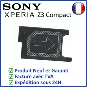 TIROIR PLATEAU DE LA CARTE SIM DU SONY XPERIA Z3 COMPACT D5803 -TRAY CARD HOLDER - Foto 1 di 2