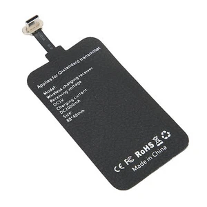 10W Portable Type C Wireless Charger Fast Charging Receiver 5V 2A 1.5A GF0 - Picture 1 of 12