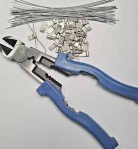 100 Stück STROMZÄHLER ALUMINIUM SICHERHEITSSIEGEL & DRÄHTE & SIEGEL CRIMPZANGE - Bild 1 von 7