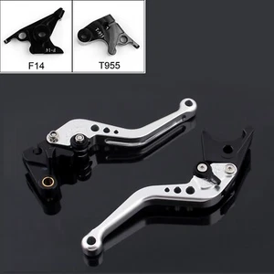 Short Brake Clutch Levers Triumph Speed Triple Four Sprint RS DAYTONA 955i Silve - Picture 1 of 3