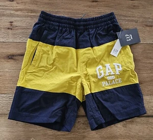 GAP PALACE X BOARDSHORT BLUE/YELLOW SIZE KIDS M - Picture 1 of 1