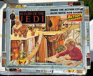 RARO STAR WARS RETORNO DEL JEDI ACCIONES TRANSFERENCIAS EWOK PUEBLO THOMAS SALTER - Imagen 1 de 4