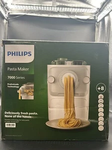 Philips 7000 Series Pasta Maker – 8 Discs, Proextrude, Easy Clean, White - Picture 1 of 9