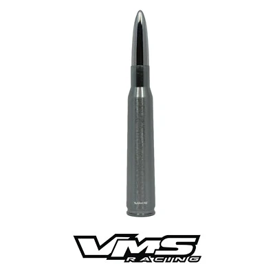 VMS RACING CALIBRE 50 TORNILLO BALA ANTENA 5.5" PARA TOYOTA GUNMETAL CROMO Foto 1 de 4