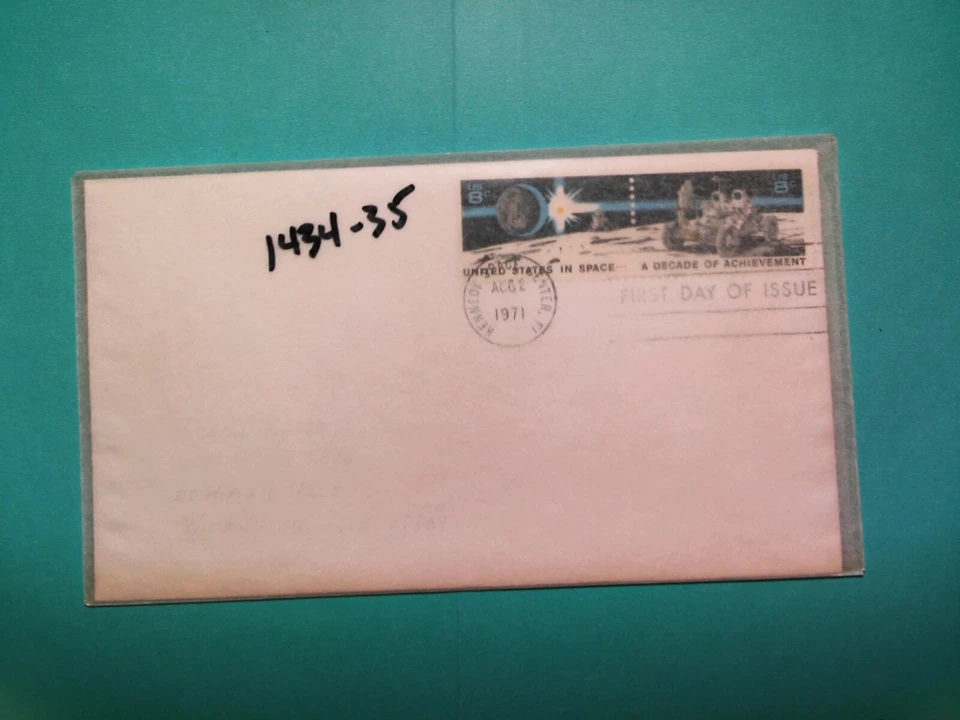 U. S. Stamp FDC#1434-35 -Space Achievements - no cachet - comb. Shipping! - Image 1 of 1
