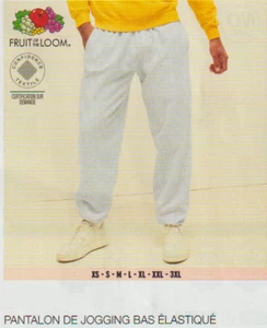 FRUIT of the LOOM. Pantalon jogging. Gris . Bas élastiqué. XXL. NEUF - Picture 1 of 1