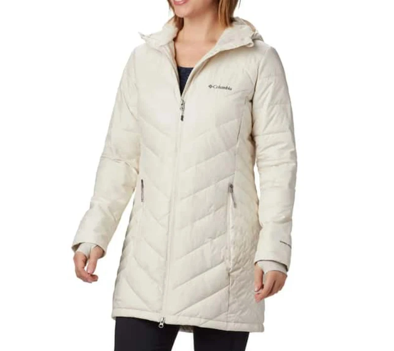 Columbia - Chaqueta larga con capucha Heavenly para mujer Foto 1 de 1