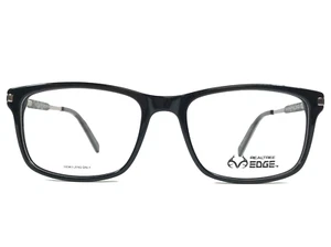 Realtree Brille Rahmen EDGE R729 BLK Schwarz Silber Quadratisch Kompletter Rand - Bild 1 von 13