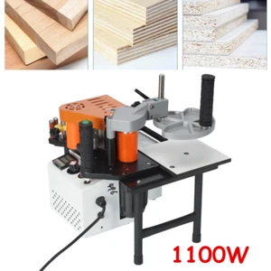 1100W Portable Edge Bander Curve Straight Edge Banding Machine Adjustable Speed - Picture 1 of 15