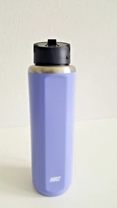 Nike Recharge Stainless Steel Straw Bottle 32 oz) Lila -Light Blue - Picture 1 of 6