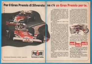 POLISTIL: Pista Gran Premio 1977 pubblicità advertising werbung clipping MA1634 - Imagen 1 de 1