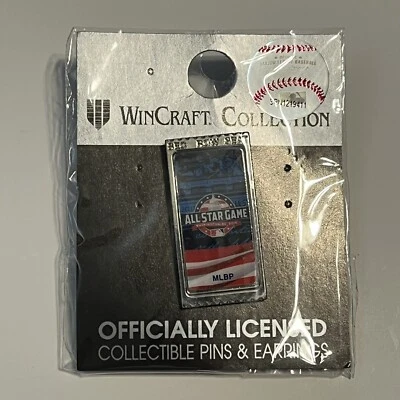 New 2018 MLB Baseball All Star Game Pin WinCraft Game Ticket - Image 1 of 2