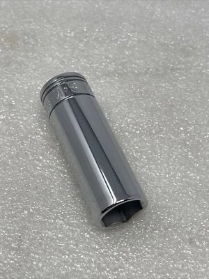 13mm SK Hand Tools 8463 Chrome Deep Socket, 3/8” Drive, 6 Point, USA Made - Image 1 of 4