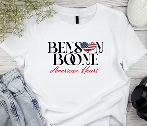 Benson Boone T-Shirt American Heart Uk Tour 2025 inspiriert Kinder & Erwachsene Tee Top - Bild 1 von 18