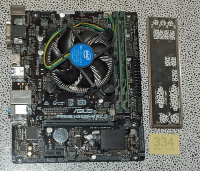 Intel i3 8100t CPU, Asus Prime H310M-R R2.0 Motherboard, 8gb Ram Bundle (334) - Image 1 of 4