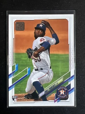 2021 Topps #569 Enoli Paredes ROOKIE CARD Houston Astros - Image 1 of 3