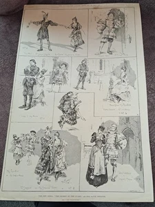 1888 Zeitschrift ISDN D`Oyly Carte Gilbert & Sullivan Yeomen vom Gardetheater - Bild 1 von 2