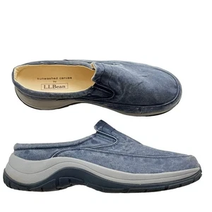 L.L. Bean Men's Canvas Slides Comfort Moc Slip-On Size: 12 - Picture 1 of 7