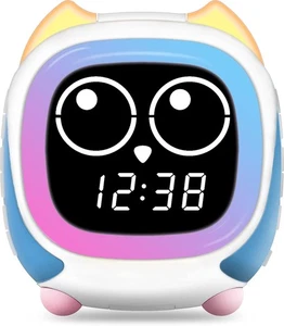 iTOMA Addo Kids Alarm Clock,Sunrise/Sunset Simulation Bedside Lamp, Grow Childre - Picture 1 of 8