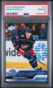 2023-24 Upper Deck Extended Series #711 Adam Fantilli YG PSA 10 - 123143399 - Bild 1 von 2