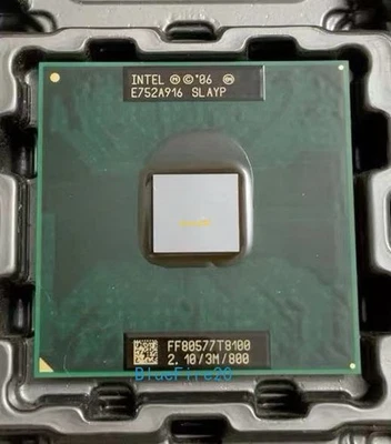 Intel Core 2 Duo Mobile T8100 2.1GHz/ 3M/800MHz Laptop Processor CPU SLAYP - Image 1 of 4