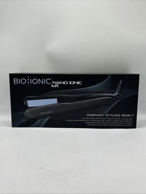 BIO IONIC Nano Ionic MX Onepass Styling Iron 1", Silicone Strips New In Open Box - Image 1 of 3