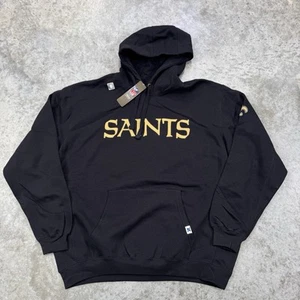 New Orleans Saints Hoodie mens 2XL XXL Sweatshirt pullover vintage Deadstock NWT - Picture 1 of 8