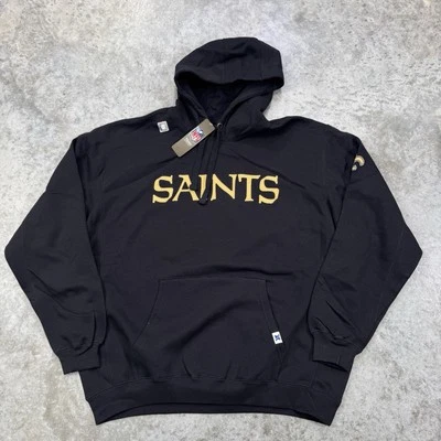 Sudadera con Capucha New Orleans Saints Para Hombre 2XL XXL Sudadera Pullover De Colección Deadstock Nueva Con Etiquetas Foto 1 de 4