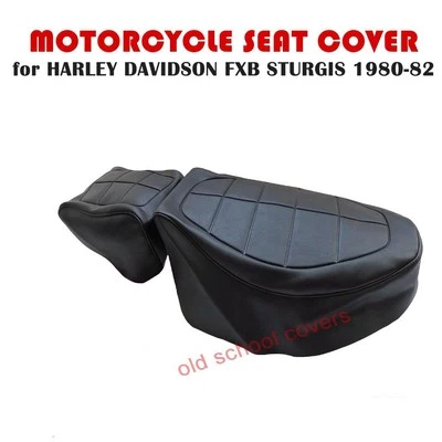 FUNDA ASIENTO MOTO HARLEY DAVIDSON STURGIS FXB 1980-1982 RIDER & PILLION Foto 1 de 2