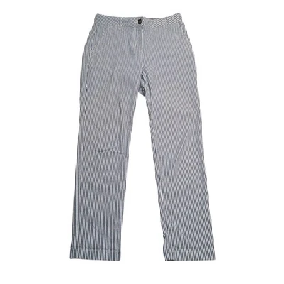 Pantalones de mezclilla Boden para mujer talla 6 EE. UU. a rayas azul blanco náutico preppy tiro alto Foto 1 de 4